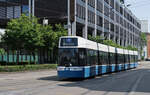 Be 6/8 4023 beim Escher-Wyss-Platz am 29.06.2022.