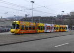 VBZ - Tram Be 5/6 3084 unterwegs auf der Linie 3 in Zürich am 17.12.2023