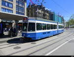 VBZ - Be 4/6 2072 unterwegs auf der Linie 15 in Zürich am 27.04.2024