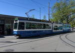 VBZ - Be 4/8 2116 unterwegs auf der Linie 8 in Zürich am 27.04.2024