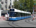 VBZ - Be 6/8 4020 unterwegs auf der Linie 4 in Zürich am 27.04.2024