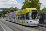 Be 5/6 Cobra 3019 mit der Mövenpick Werbung, auf der Linie 14, bedient am 11.07.2025 die Haltestelle Sihlpost. Aufnahme Zürich.