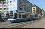 VBZ - Tram Be 5/6  3011 unterwegs auf der Linie 15 in Zürich am 07.03.2026