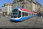 VBZ - Tram Be 5/6 3040 unterwegs auf der Linie 8 in Zürich am 07.03.2026