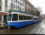 VBZ - Tram Be 4/8 2110 + 2422 unterwegs in Zürich am 14.03.2026