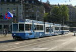 VBZ - Be 4/8 2111 unterwegs auf der Linie 7 in der Stadt Zürich am 26.04.2026