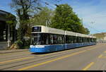 VBZ - Be 6/8 4089 unterwegs auf der Linie 4 in der Stadt Zürich am 26.04.2026