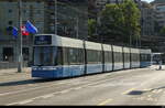 VBZ - Be 6/8 4031 unterwegs auf der Linie 4 in der Stadt Zürich am 26.04.2026