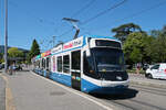 Be 5/6 Cobra 3049, auf der Linie 5, bedient am 24.07.2026 die Haltestelle B�rkliplatz. Aufnahme Z�rich.