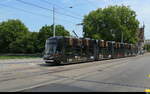 VBZ - Tram Be 5/6 3030 unterwegs auf der Linie 17 in Z�rich am 31.07.2026