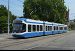 VBZ - Tram Be 5/6  3054 unterwegs auf der Linie 17 in Z�rich am 31.07.2026