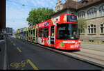VBZ - Tram Be 6/8 4005 unterwegs auf der Linie 17 in der Stadt Z�rich am 31.07.2026