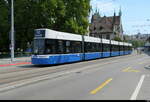 VBZ - Tram Be 6/8 4012 unterwegs auf der Linie 51 in der Stadt Z�rich am 31.07.2026