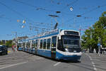 Be 5/6 Cobra 3038, auf der Linie 5, f�hrt am 24.07.2026 bei der Haltestelle Bellevue ein.
