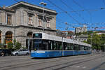 Be 6/8 Flexity 4069, auf der Linie 3, f�hrt am 24.07.2026 zur Haltestelle beim Bahnhofplatz in Z�rich.