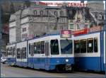 Be 4/8 Tram 2000  Snfte  2118 Fhrt vom Central ber die Quaibrcke zum Hauptbahnhof Zrich.