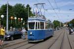 Museumstriebwagen der VBZ am 26.05.2007 anlsslich der Erffnung des Trammuseums in Zrich.