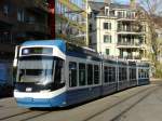 VBZ - Tram Be 5/6 3030 unterwegs auf dr Linie 9 am 29.11.2008