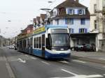 VBZ - Tram Be 5/6 3025 unterwegs auf der Linie 3 am 14.03.2009