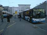 Schienen-Erneuerung in Zrich Bhf. Wiedikon. Vorzeitiges Wenden der VBZ-Tramlinien 9 und 14, bzw. Busersatz bis Endstation Triemli, 07. Mrz 2009, 18:08