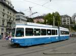 VBZ - Tram Be 4/6 2049 unterwegs auf der Linie 3 am 22.04.2010