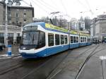 VBZ - Tram Be 5.6 3003 unterwegs auf der Linie 3 in Zrich am 29.12.2010