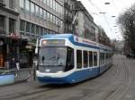 VBZ - Tram Be 5/6 3046 unterwegs auf der Linie 6 am 01.01.2011    