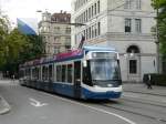 VBZ - Tram Be 5/6 3045 unterwegs auf der Linie 9 in der Stadt Zrich am 10.06.2011