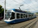 VBZ - Tram Be 5/6 3055 unterwegs auf der Linie 11 in der Stadt Zrich am 10.06.2011
