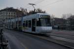 Am 11.12.11 fhrt der Be 5/6 3056 am Hauptbahnhof vorbei Richtung Bahnhof Tiefenbrunnen.
