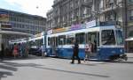Zrich Be 4-6 Tram 2029 am 31.August 2011 am Paradeplatz