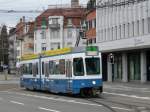 VBZ - Be 4/6 2036 unterwegs auf der Linie 8 in Zrich am 01.01.2013