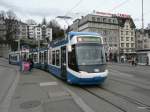 VBZ - Be 5/6 3050 unterwegs auf der Linie 6 in Zrich am 01.01.2013