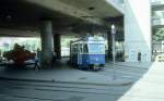 Zrich VBZ Tram 13 (Be 4/6 1642) Escher-Wyss-Platz im Juli 1983.