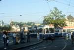 Zrich VBZ Tram 15 (Be 4/6 2058) Central am 20.