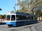 VBZ - Tram Be 4/6 2062 unterwegs als Fahrschule in der Stadt Zrich am 17.10.2013