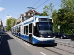 VBZ - Tram Be 5/6  3027 unterwegs auf der Linie 4 am 17.05.2014