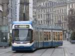 VBZ - Tram Be 5/6 3040 unterwegs auf der Linie 17 am 30.11.2014