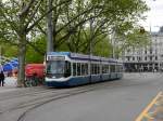 VBZ - Tram Be 5/6 3031 unterwegs auf der Linie 2 in der Stadt Zürich am 05.05.2015