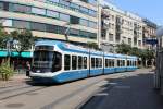 Zürich VBZ Tram 6 (Bombardier/Alstom Be 5/6 3050) Stauffacher am 11.