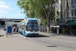 Zürich VBZ Tram 4 (Bombardier/Alstom-Cobra Be 5/6 3032) Sihlquai (Hst.