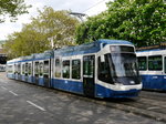 VBZ - Tram Be 5/6 3020 unterwegs auf der Linie 6 in Zürich am 15.05.2016