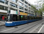 VBZ - Be 6/8 4018 unterwegs in der Stadt Zürich am 20.04.2023