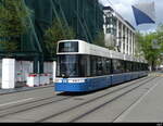 VBZ - Be 6/8 4021 unterwegs auf der Linie 11 in der Stadt Zürich am 29.04.2023