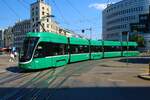 BVB Basel Bombardier Flexity Be4/6 Wagen 6006 am 11.07.23 in Basel
