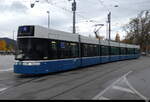 VBZ - Be 6/8 4043 unterwegs auf der Linie 4 unterwegs in der Stadt Zürich am 11.11.2023