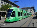 BVB - Tram Be 6/8  5030 mit Werbung unterwegs in Basel am 15.05.20258