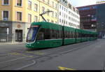BVB - Tram be 6/8 5032 unterwegs auf der Linie 14 in Basel am 01.02.2026