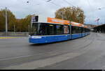 VBZ - Tram Be 6/8  4009 unterwegs auf der Linie 17 in Zürich am 26.10.2025