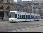 VBG/VBZ - Tram Be 5/6 3072 unterwegs auf der Linie 10 in Zürich am 17.12.2023